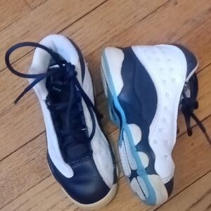 Nike Kids Navy and White Sneakers